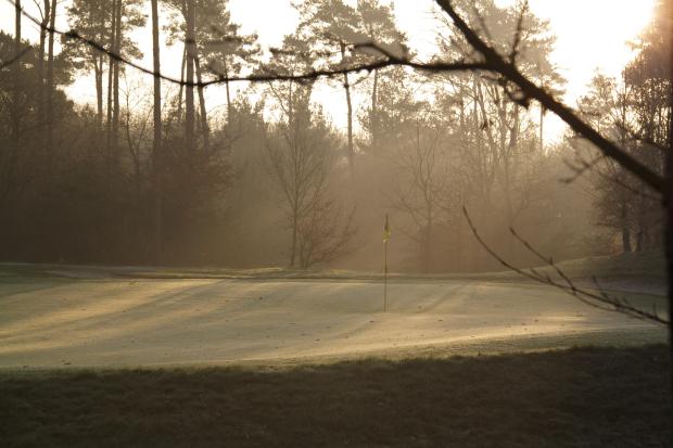 Die Temperaturen waren frühlingshaft beim Silvesterturnier im Golfclub Rothenbach.