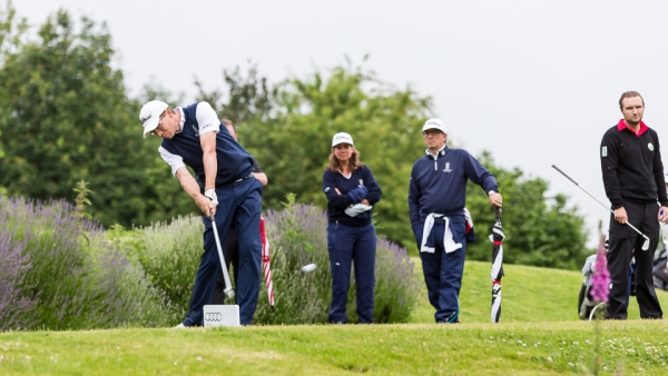 Dr. Jürgen-Peter Kretschmer vom Marienburger GC kam mit einer "77" vom Platz (alle Fotos Christopher Tiess/Stefan Blümer/DGV)