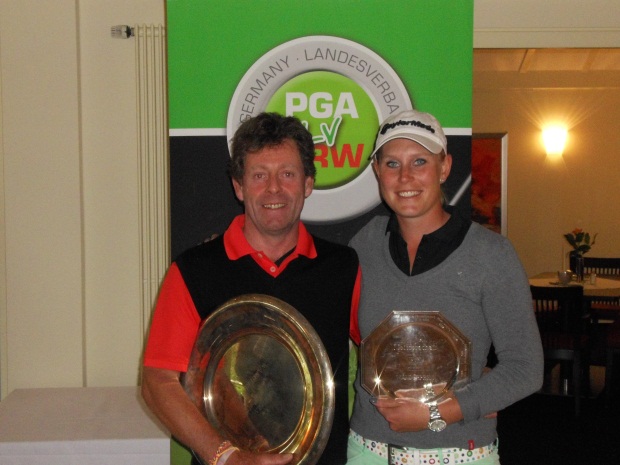 PGA Meister von Nordrhein-Westfalen: Jacqueline Dittrich und Simon Brown