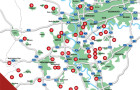 Verbreitungsgebiet Golf an Rhein und Rruhr